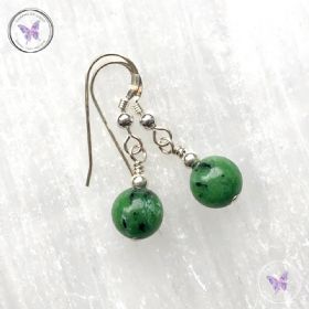 Anyolite - Ruby Zoisite - Earrings